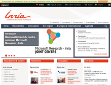 Tablet Screenshot of inria.fr